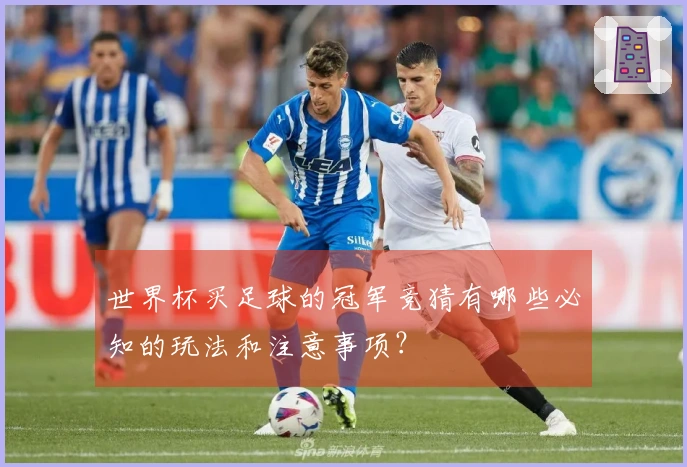 世界杯买足球的冠军竞猜有哪些必知的玩法和注意事项？