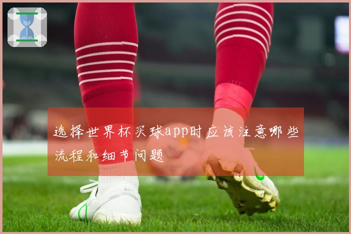 选择世界杯买球app时应该注意哪些流程和细节问题