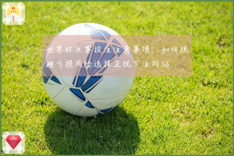 世界杯决赛投注注意事项：如何规避亏损风险选择正规下注网站